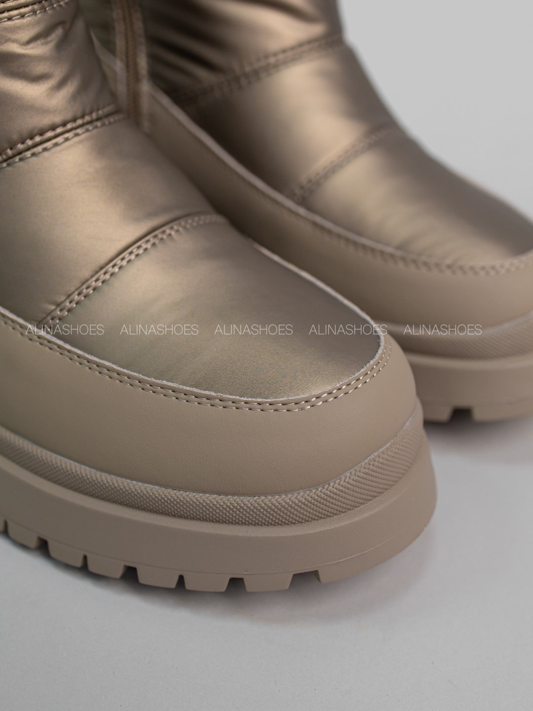 Дутики alinashoes бежевый купить,NaN