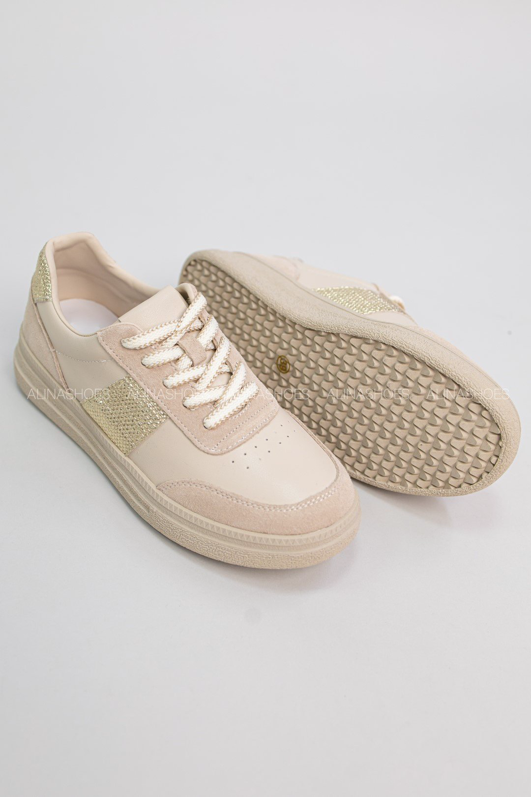 Кроссовки alinashoes бежевый купить,NaN