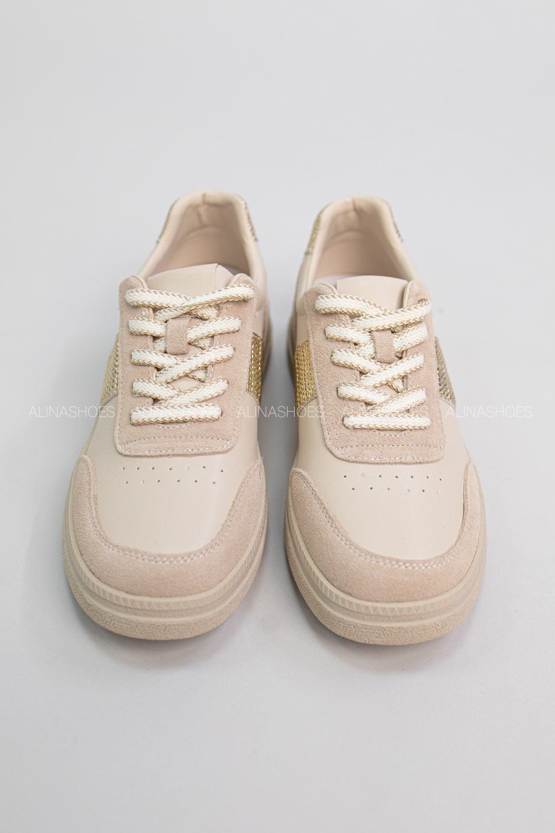 Кроссовки alinashoes бежевый купить,NaN