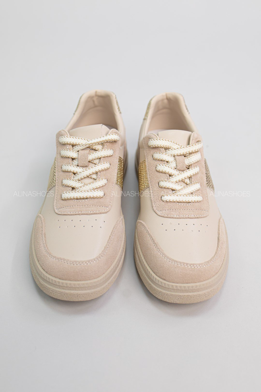 Кроссовки alinashoes бежевый купить,NaN