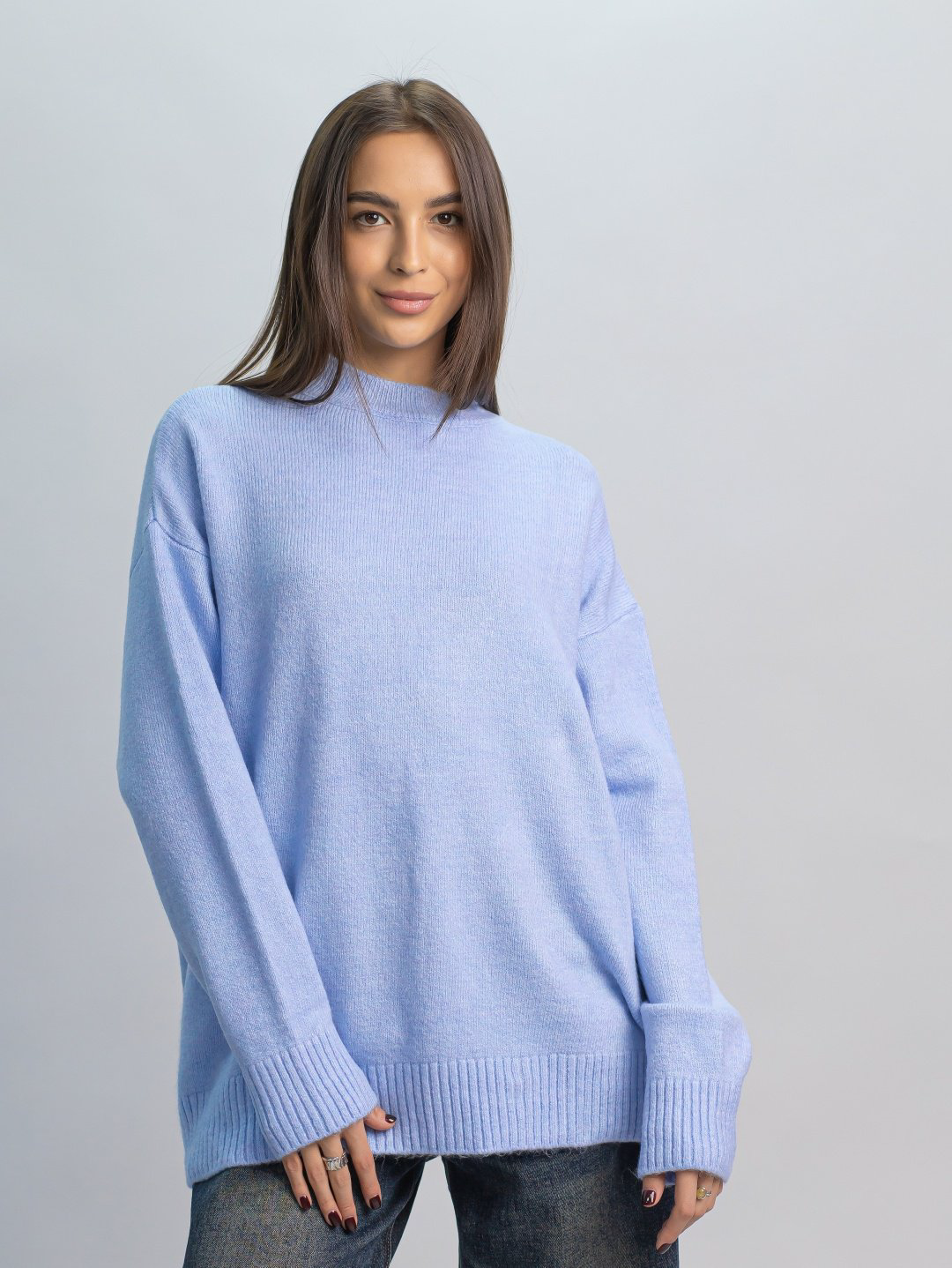 Джемпер alinashoes голубой купить,NaN