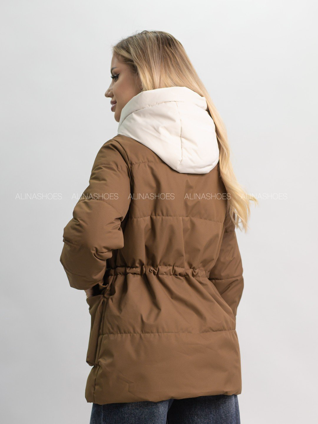 Демисезонная куртка alinashoes коричневый купить,NaN