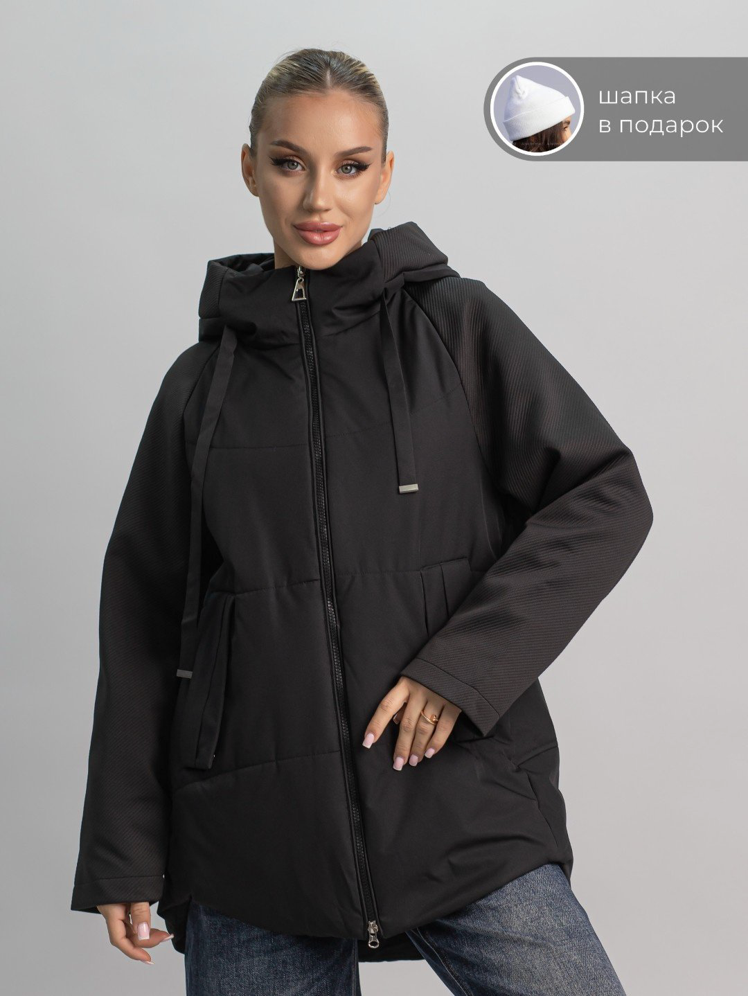 Зимняя куртка alinashoes черный купить,NaN