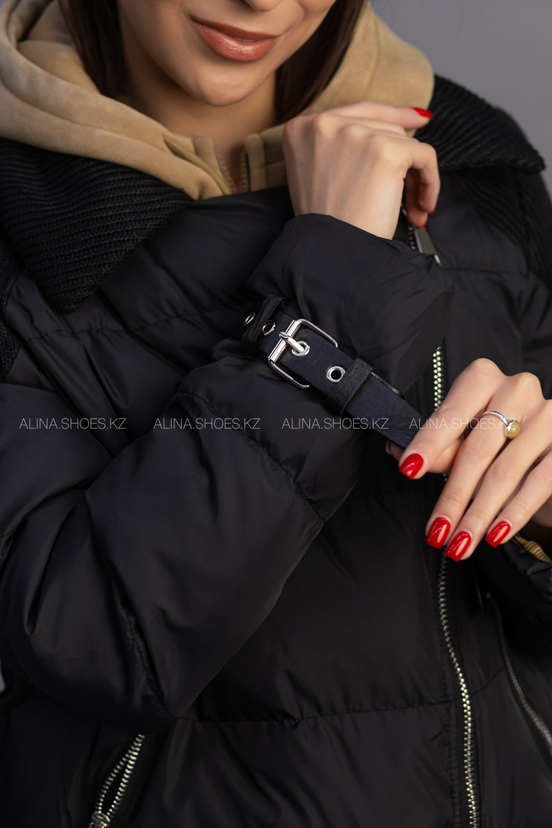 Зимняя куртка alinashoes черный купить,NaN