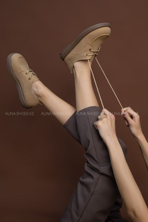 Мокасины alinashoes бежевый купить,NaN