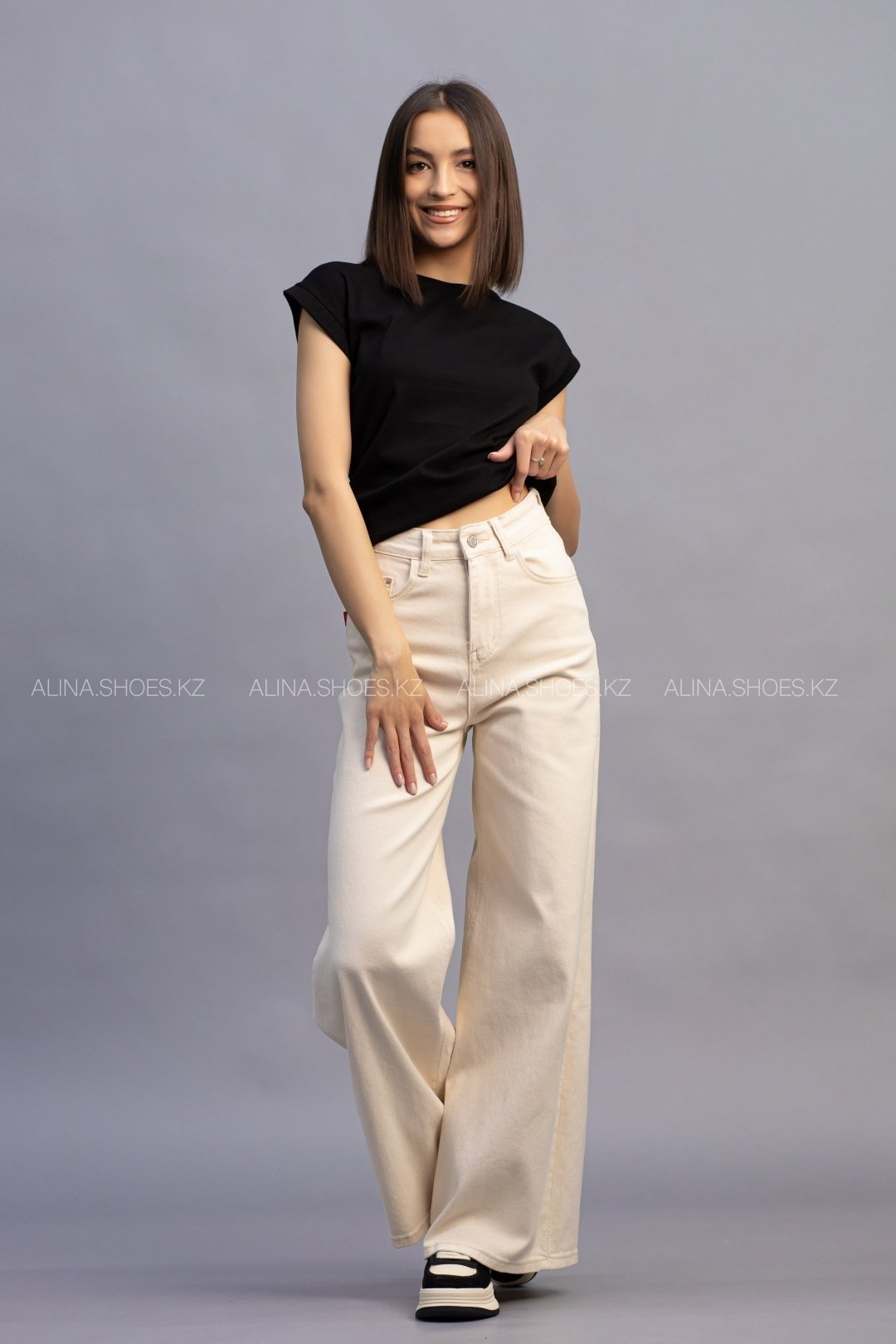 Футболка alinashoes без принта черная one size купить,NaN