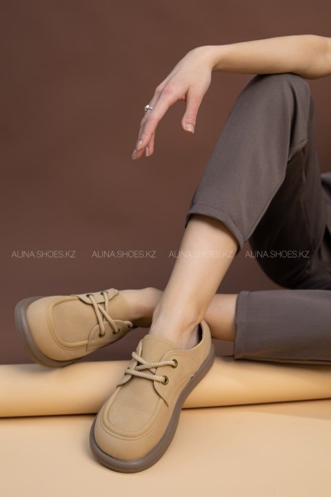 Мокасины alinashoes бежевый купить,NaN