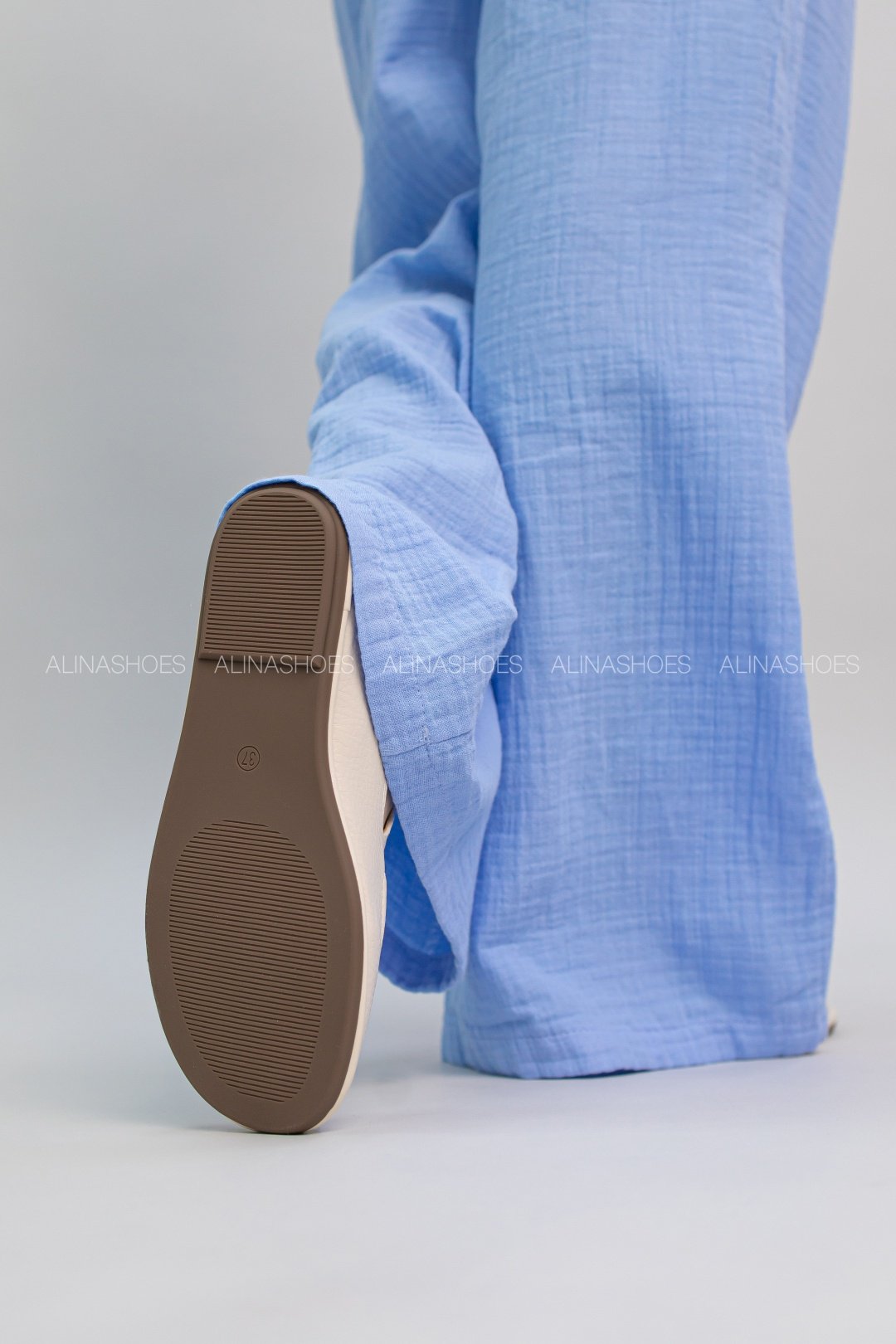 Мокасины alinashoes бежевый купить,NaN
