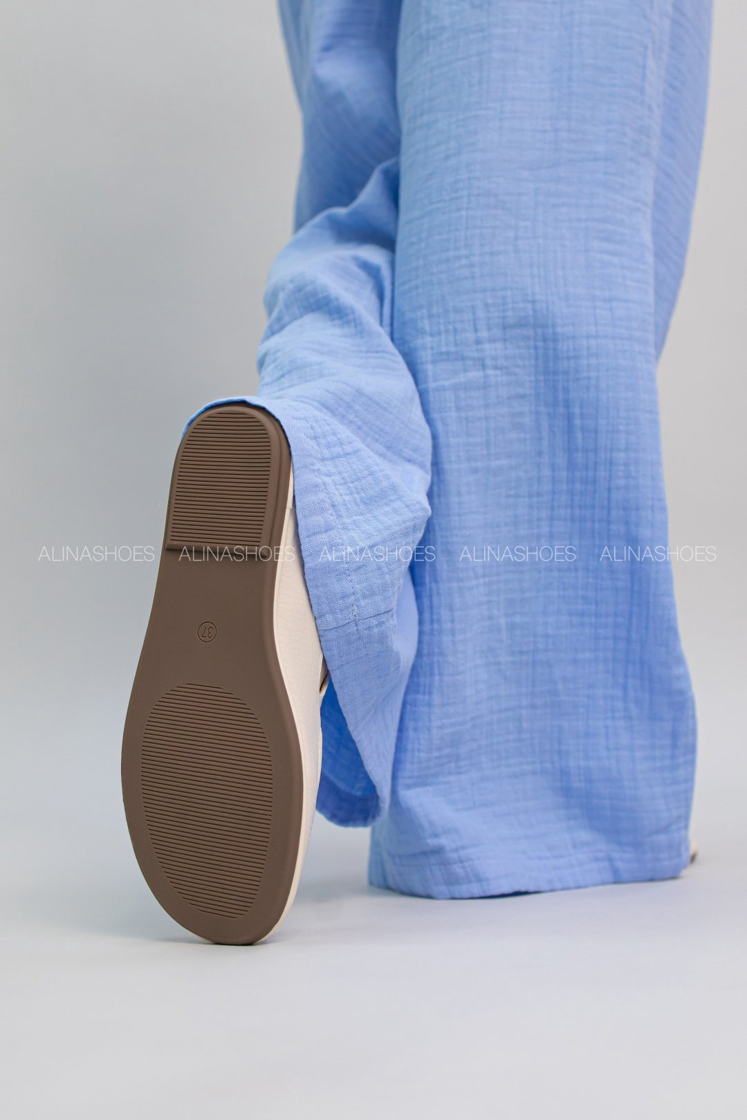 Мокасины alinashoes бежевый купить,NaN
