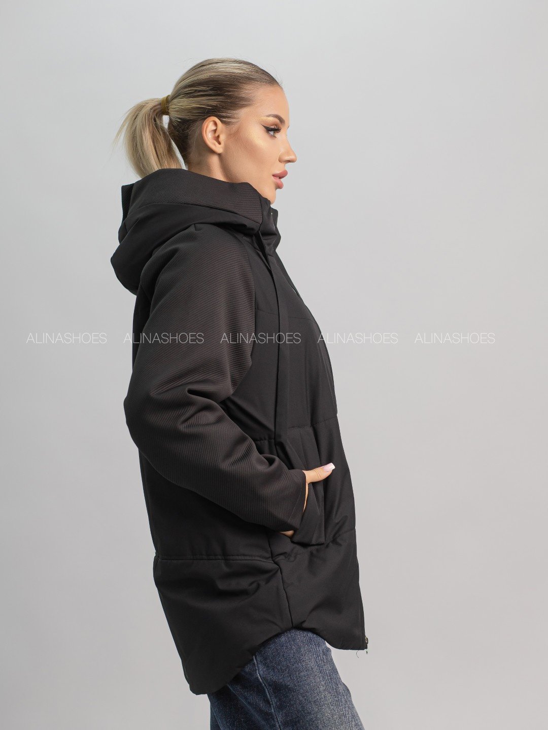 Зимняя куртка alinashoes черный купить,NaN