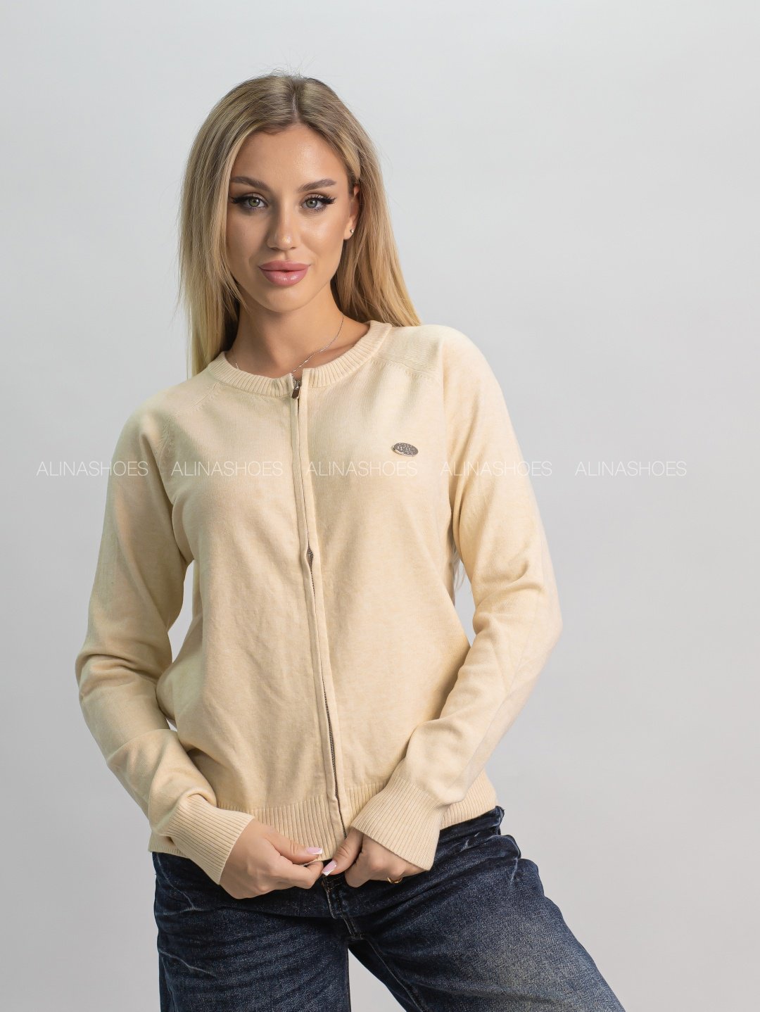 Кофта alinashoes бежевый купить,NaN
