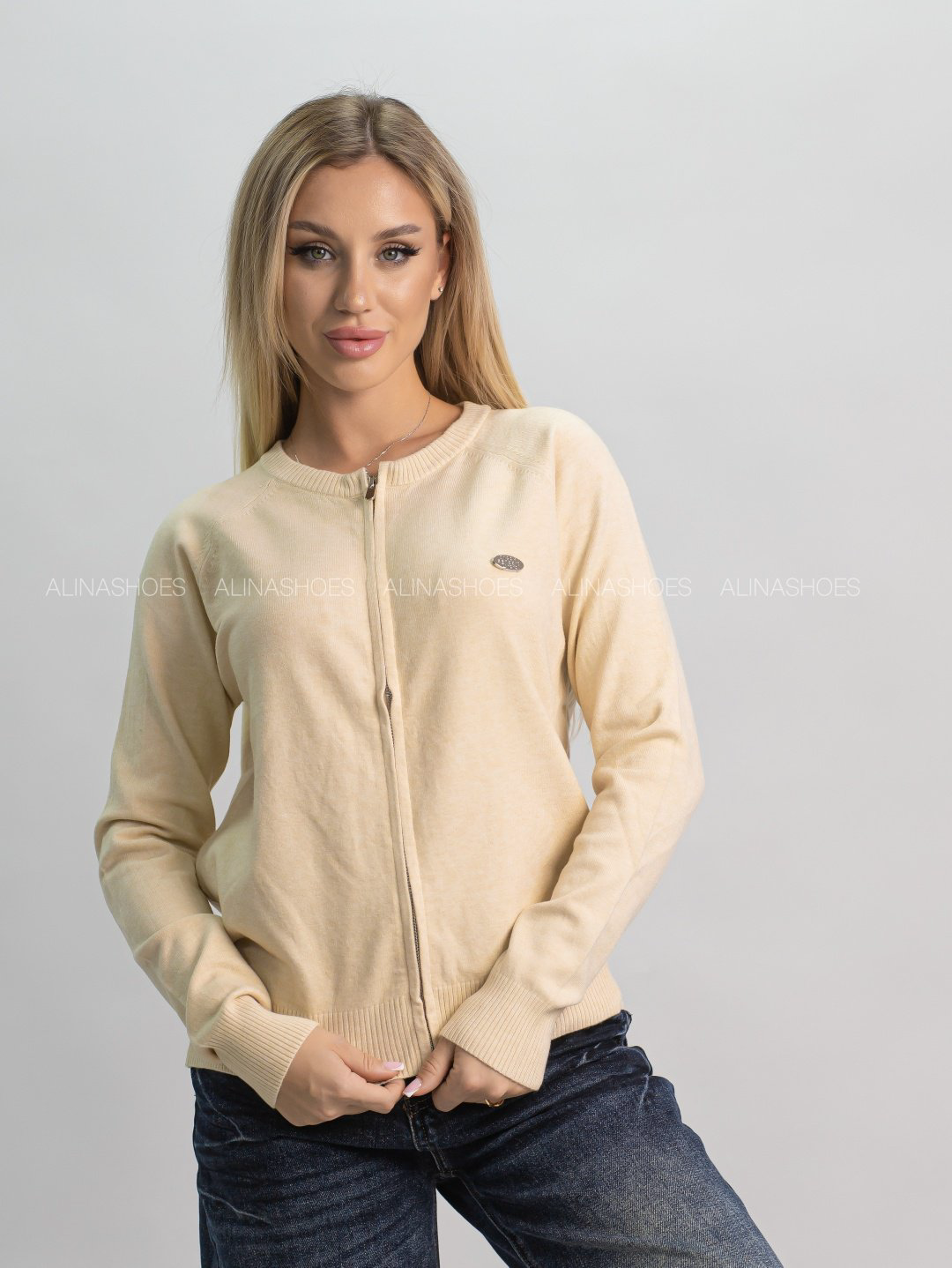 Кофта alinashoes бежевый купить,NaN