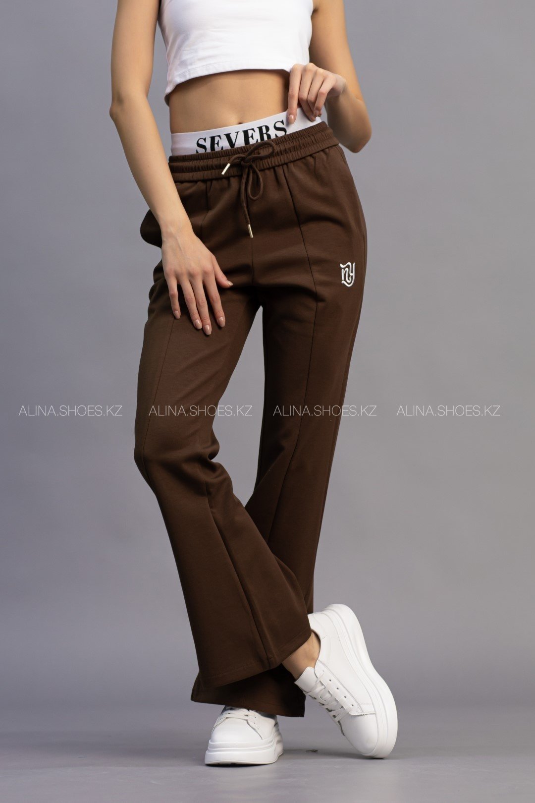 Повседневные брюки alinashoes бронзовый купить,NaN