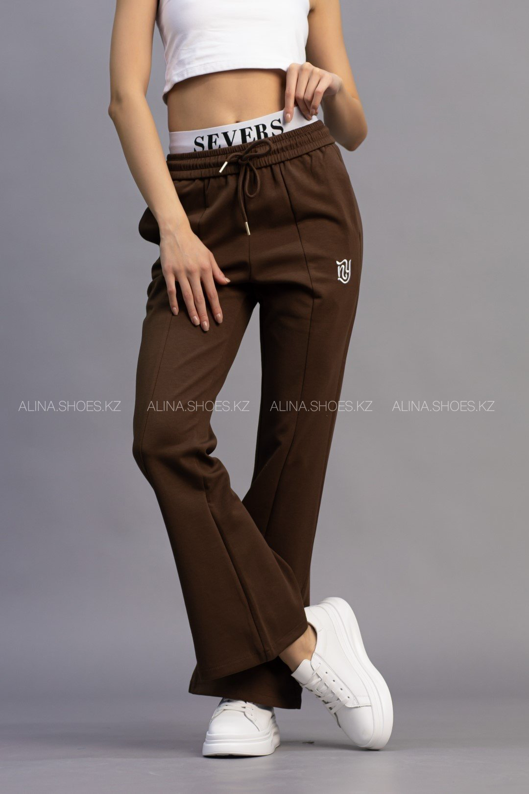 Повседневные брюки alinashoes бронзовый купить,NaN