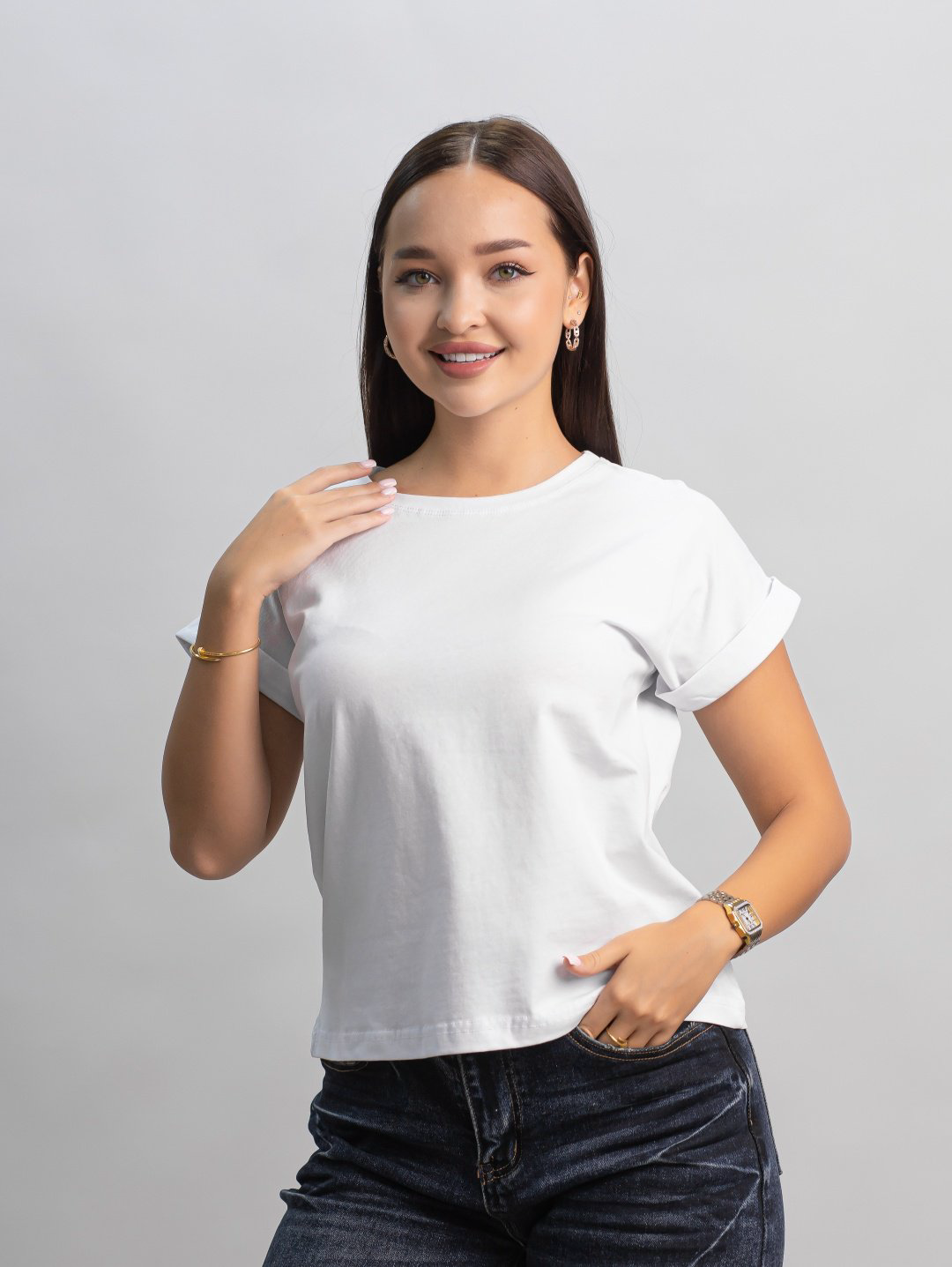 Футболка alinashoes без принта белая one size купить,NaN