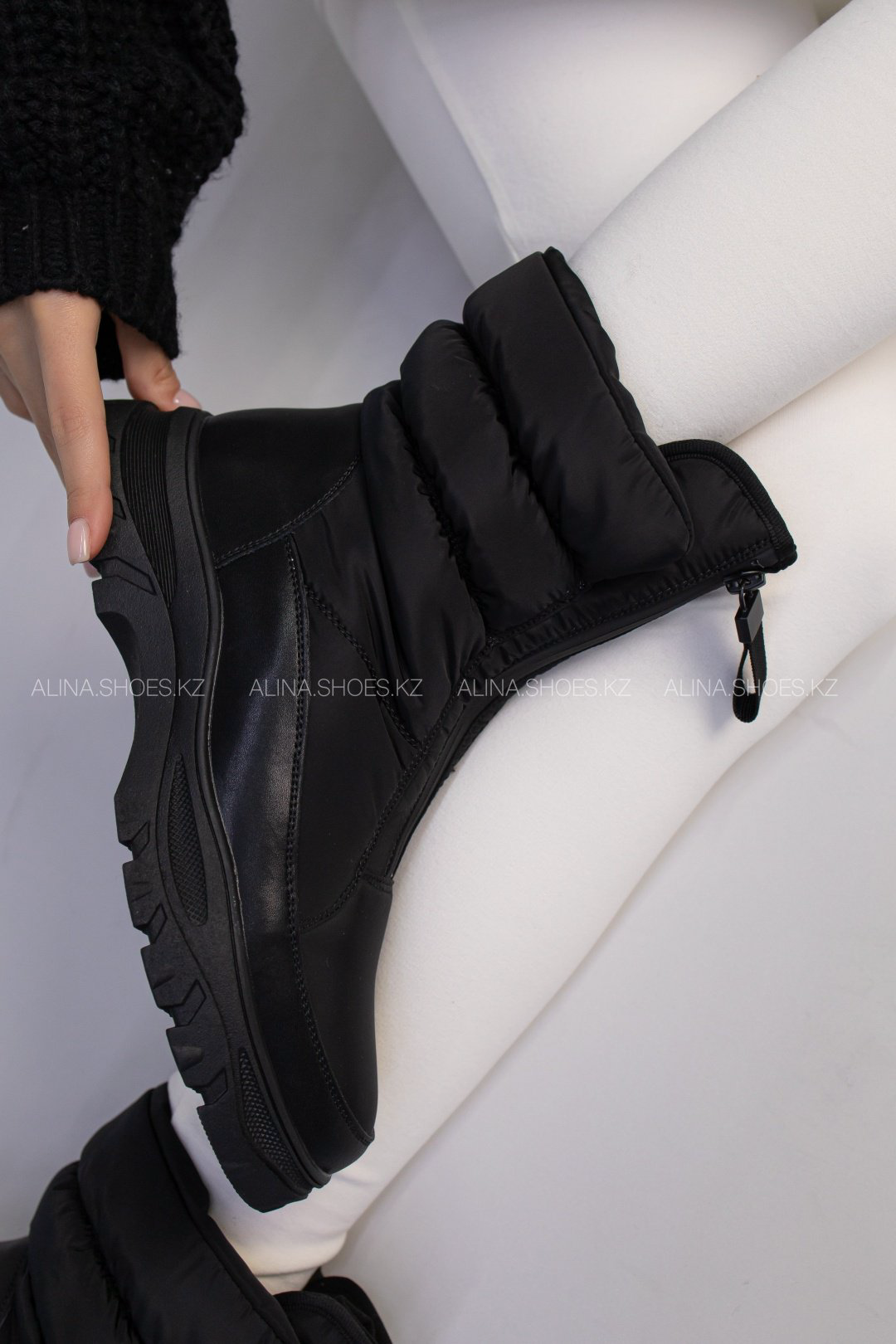 Дутики alinashoes черный купить,NaN
