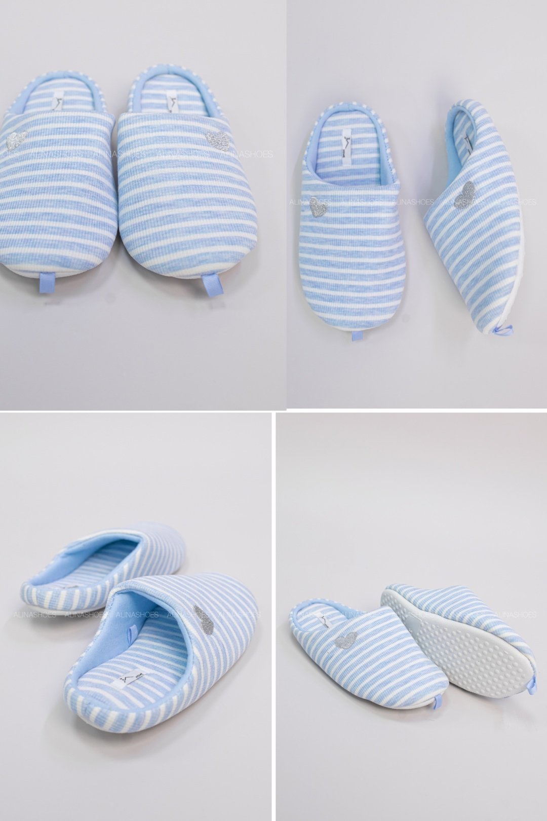 Тапочки alinashoes голубой купить,NaN