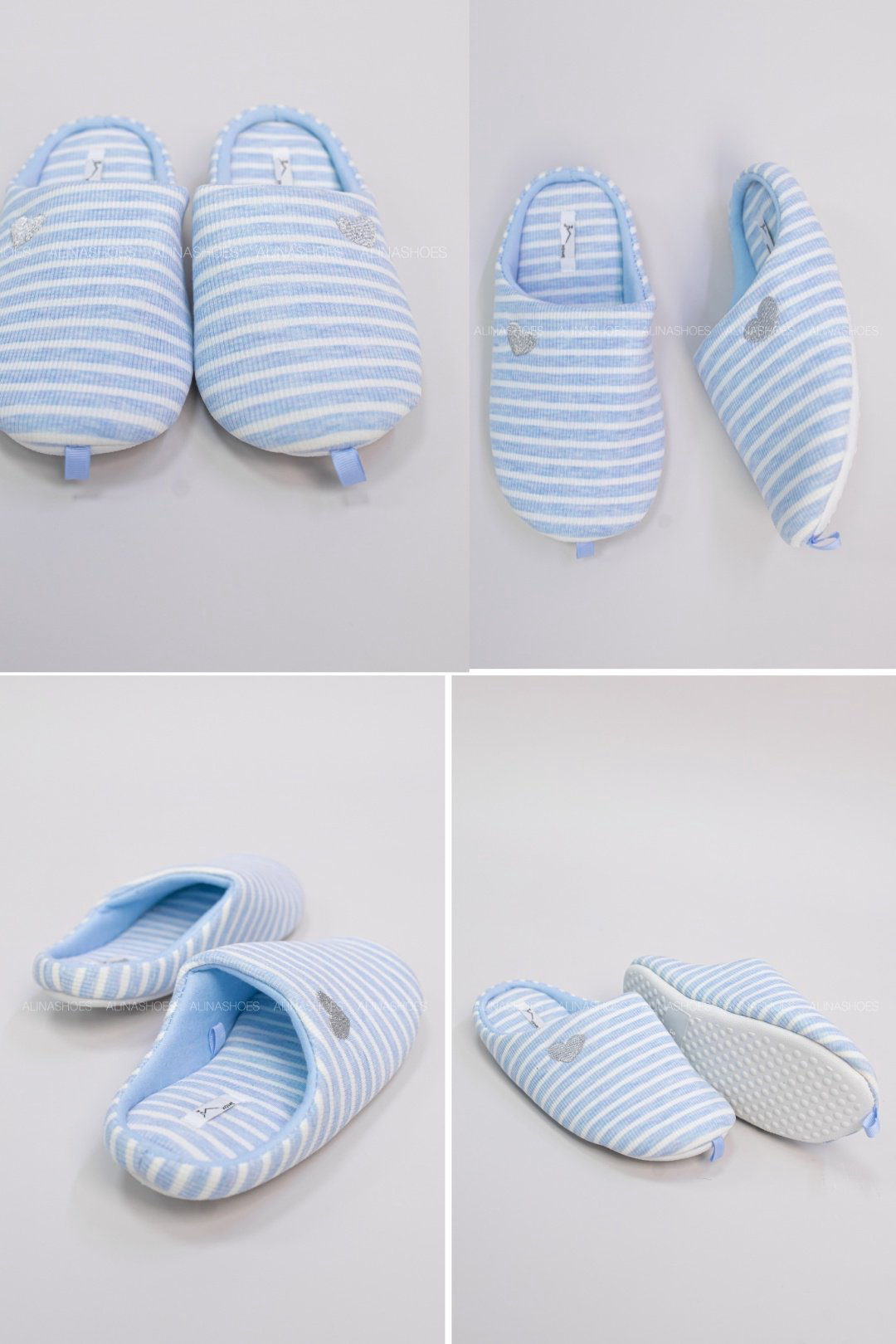 Тапочки alinashoes голубой купить,NaN