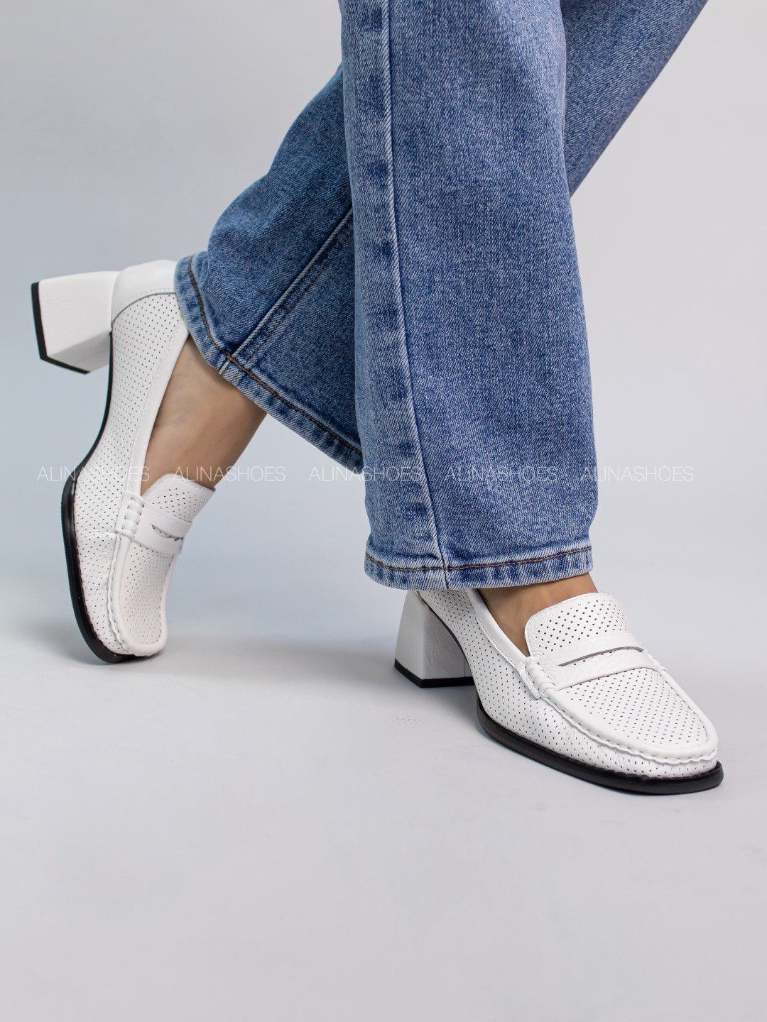 Туфли alinashoes white 40 купить,NaN