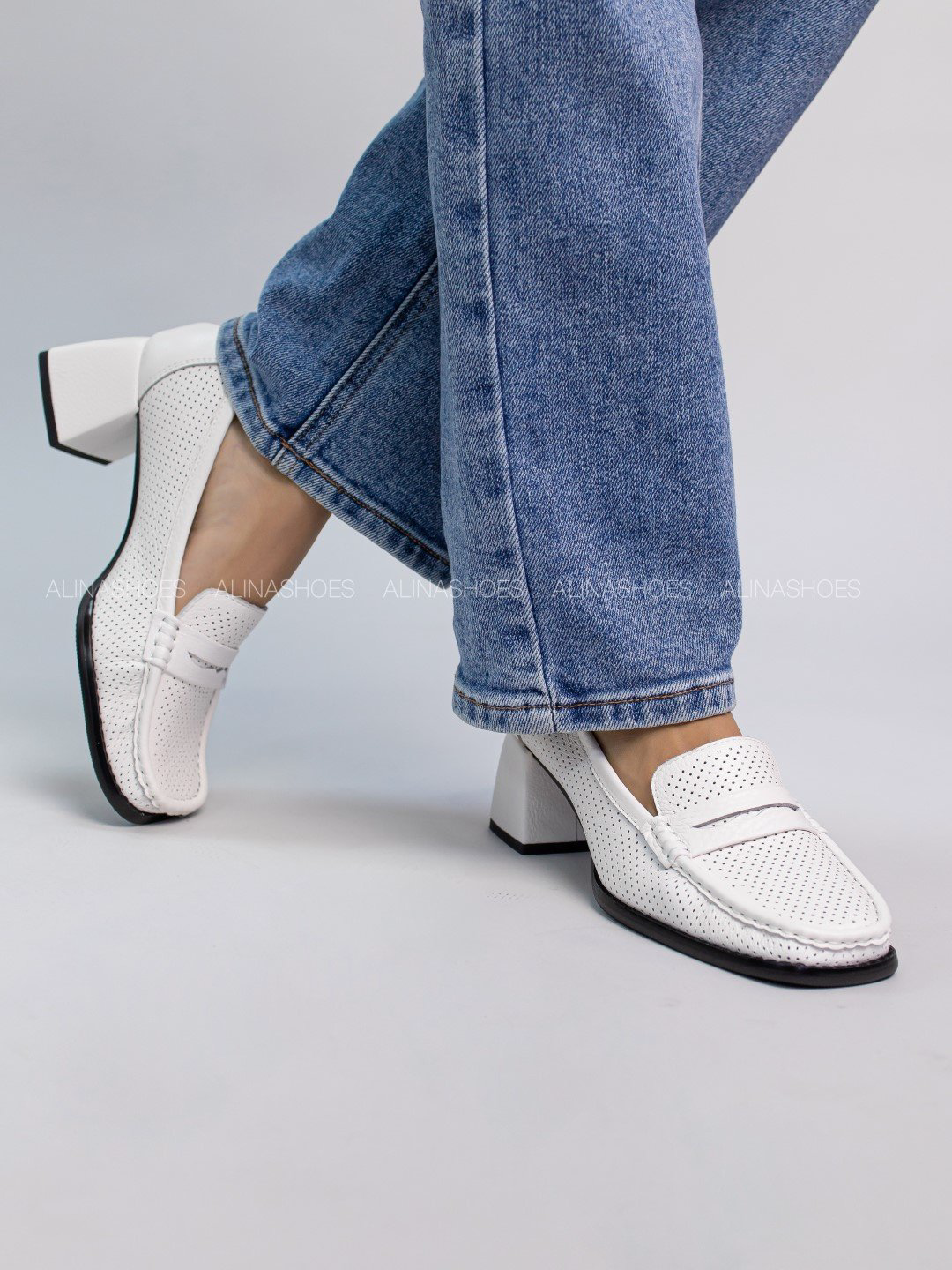 Туфли alinashoes white 40 купить,NaN