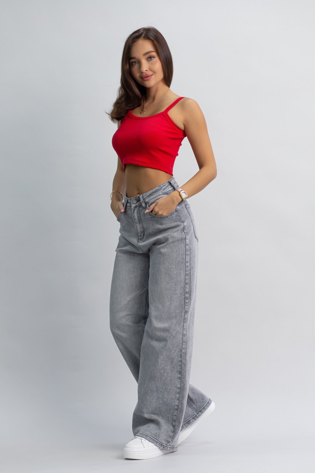 Кроп-топ alinashoes красный L купить,NaN