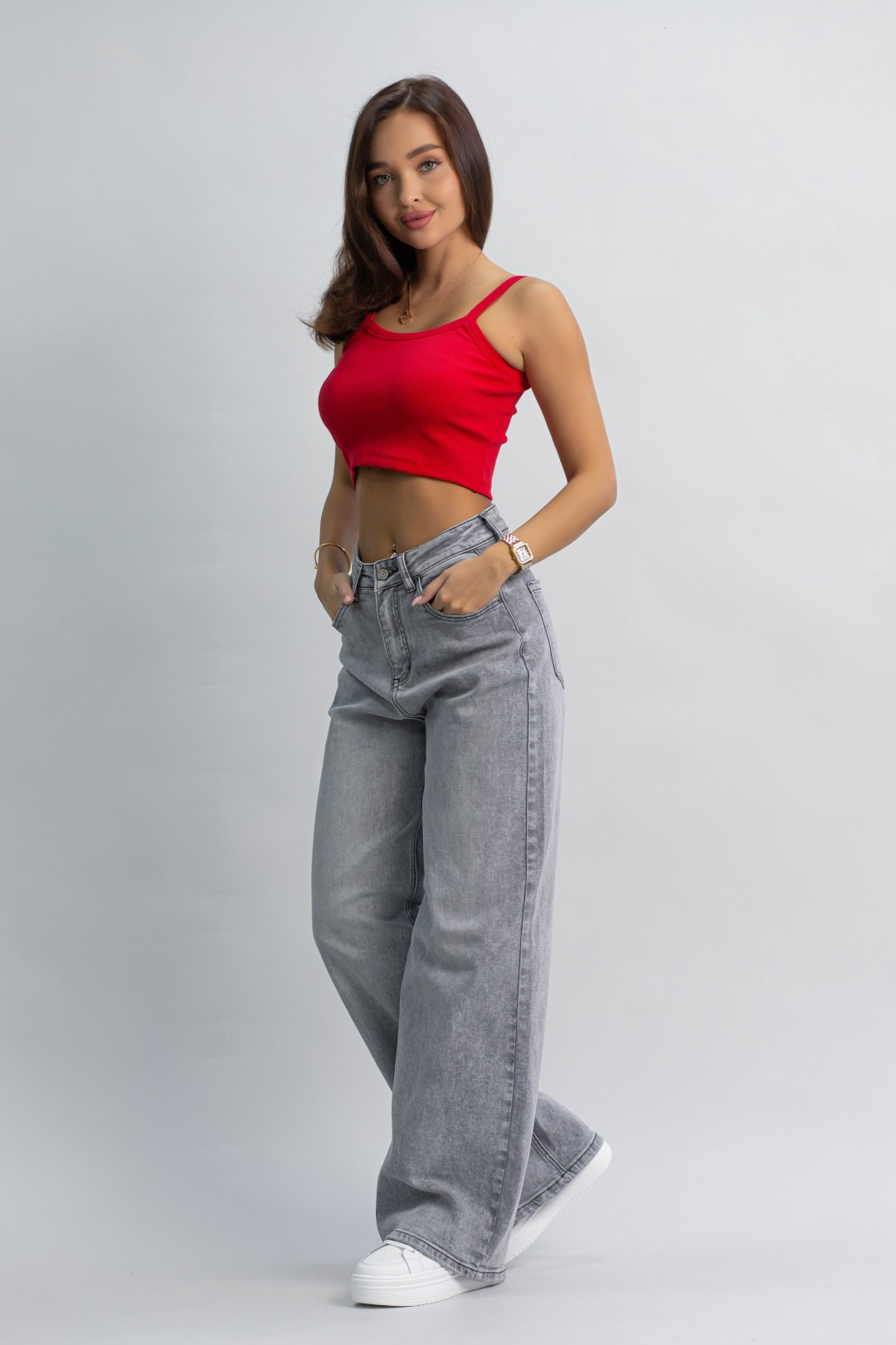 Кроп-топ alinashoes красный L купить,NaN