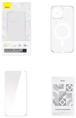 Чехол Baseus для Apple iPhone 14 Pro прозрачный купить,0