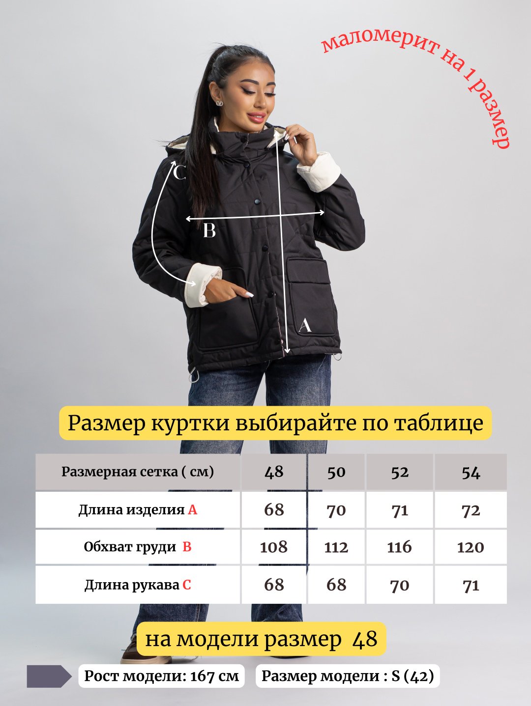 Демисезонная куртка alinashoes черный купить,NaN