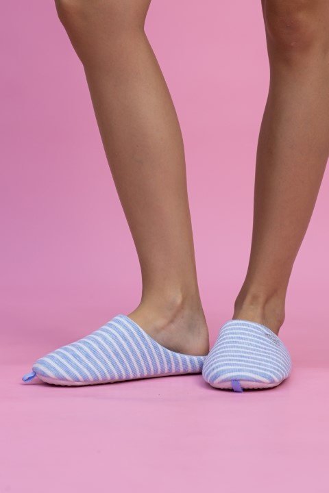 Тапочки alinashoes голубой купить,NaN