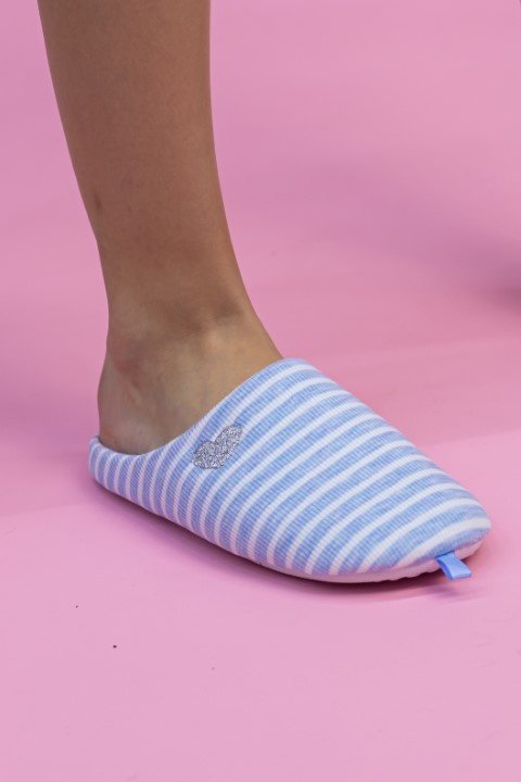 Тапочки alinashoes голубой купить,NaN