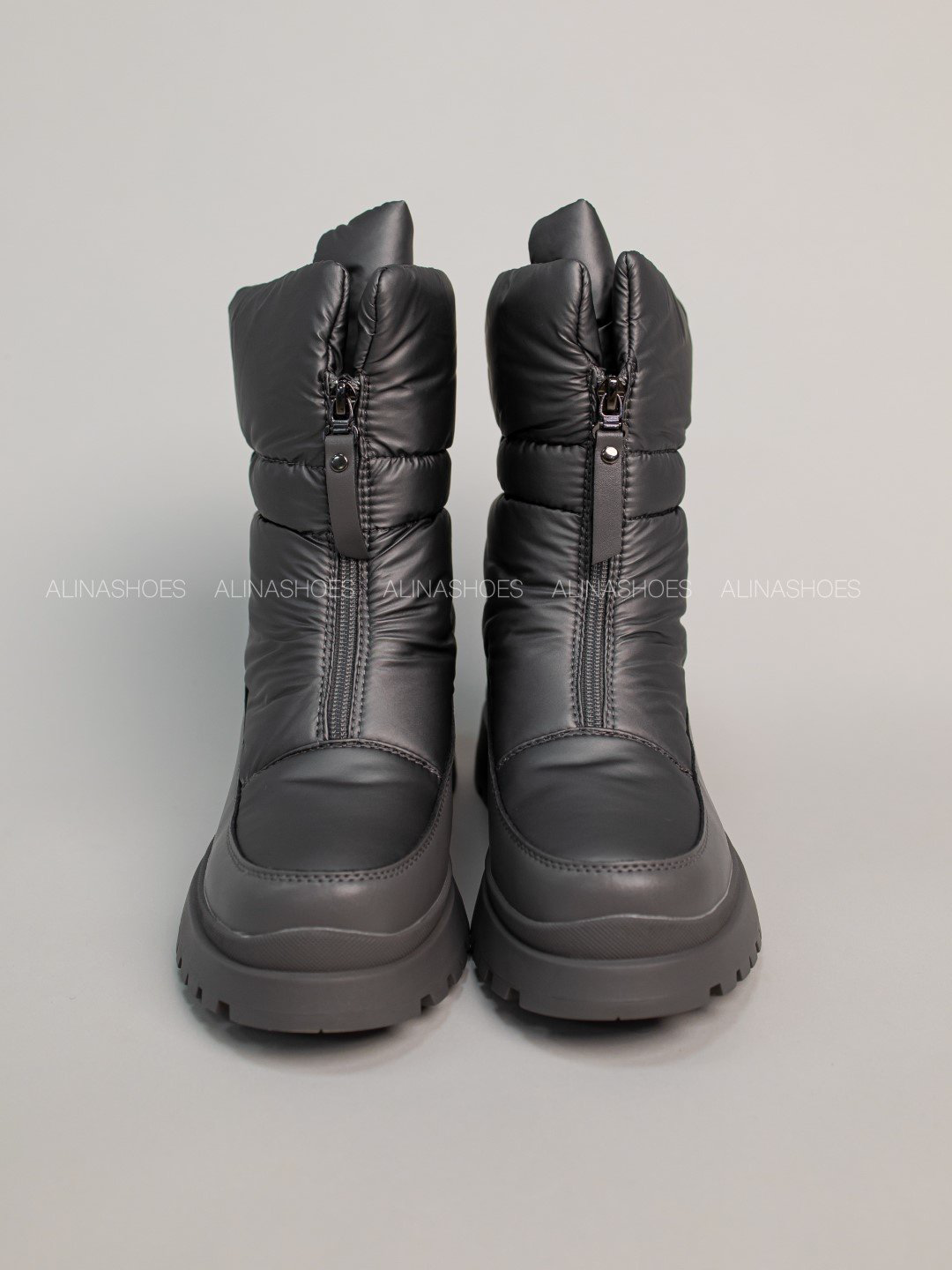 Дутики alinashoes серый купить,NaN
