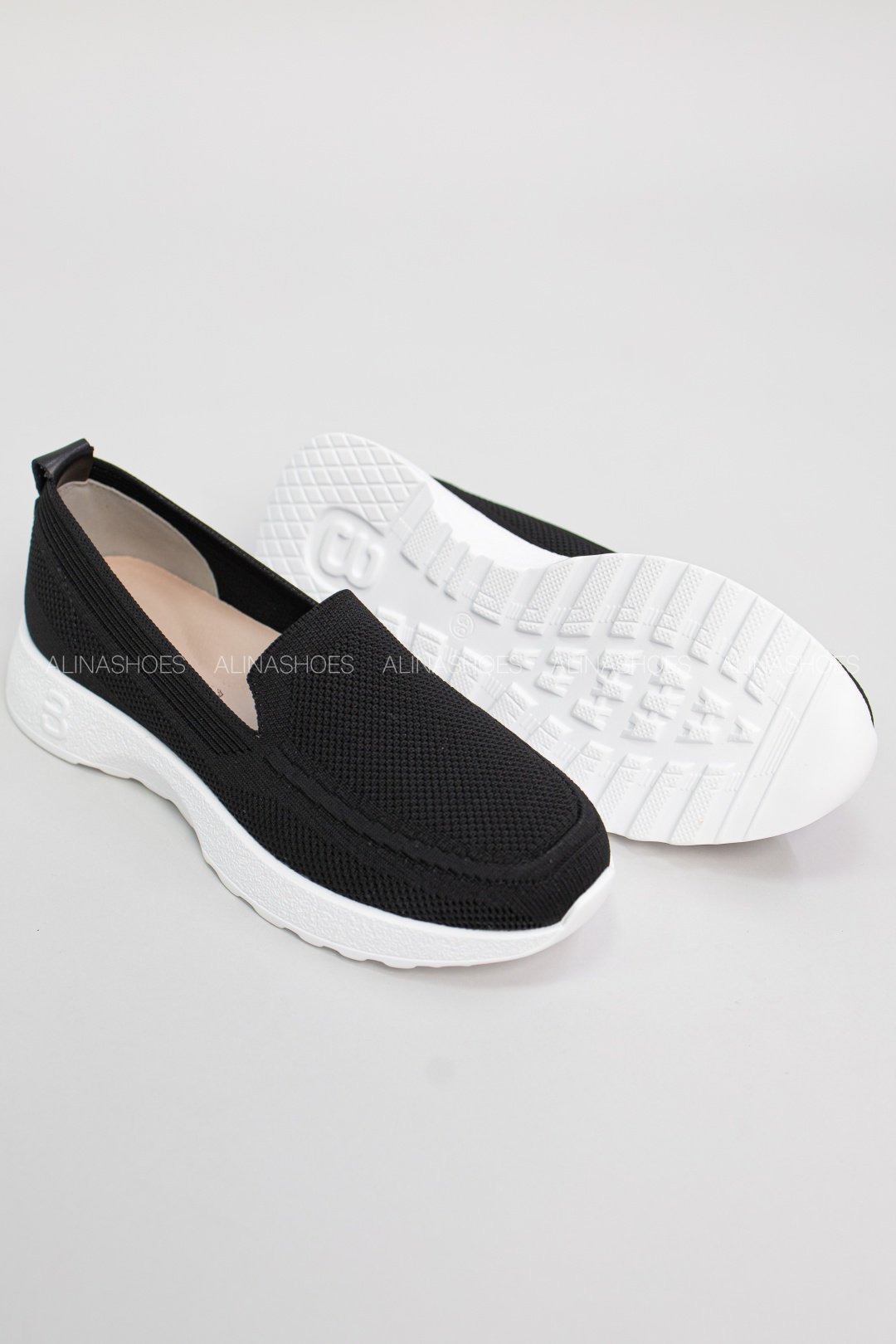 Мокасины alinashoes черный купить,NaN