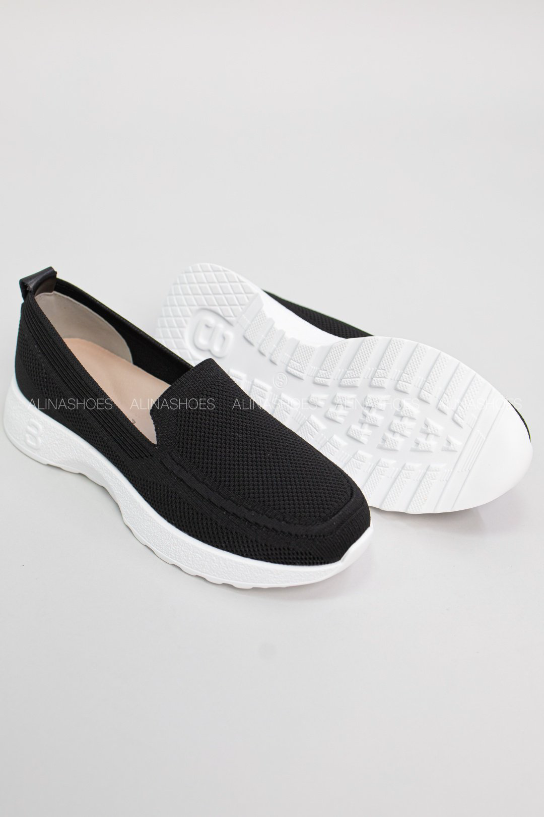 Мокасины alinashoes черный купить,NaN