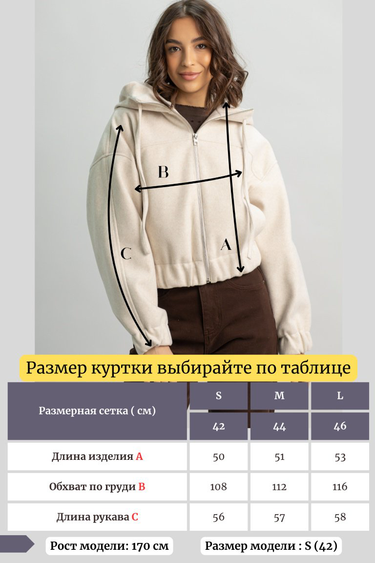 Демисезонная куртка alinashoes бежевый купить,NaN