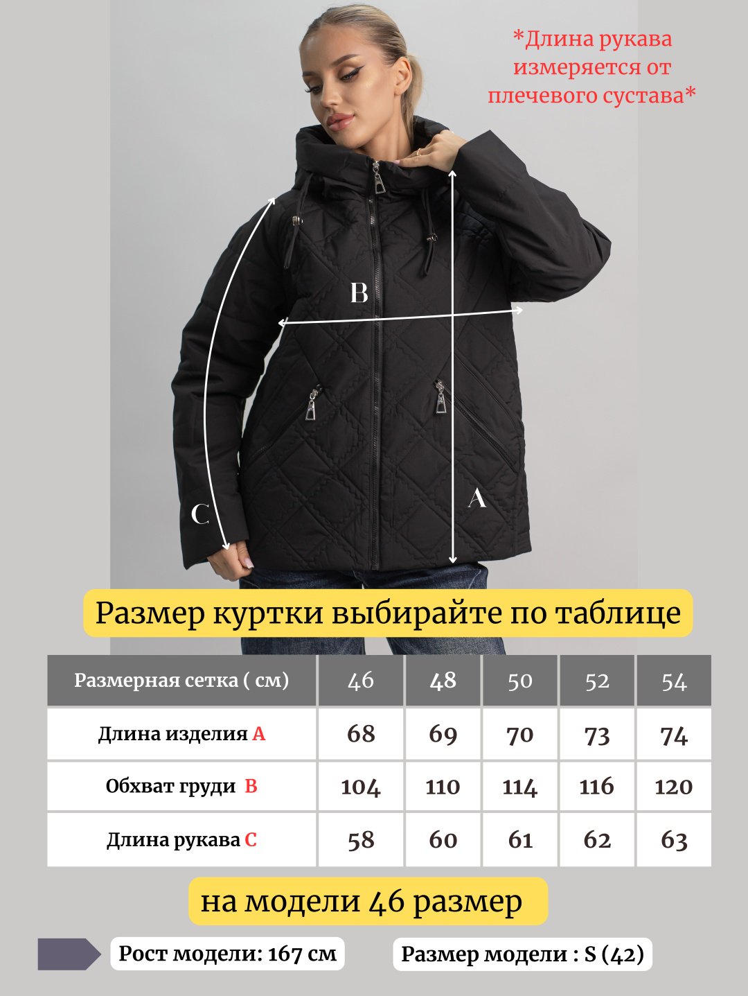 Демисезонная куртка alinashoes черный купить,NaN