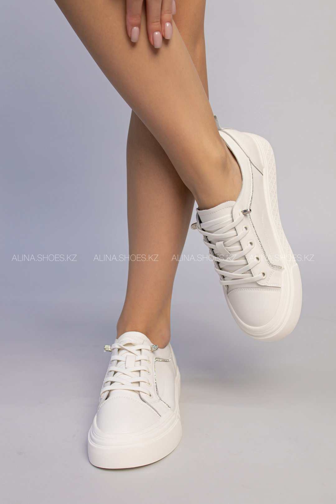 Кеды alinashoes белый купить,NaN