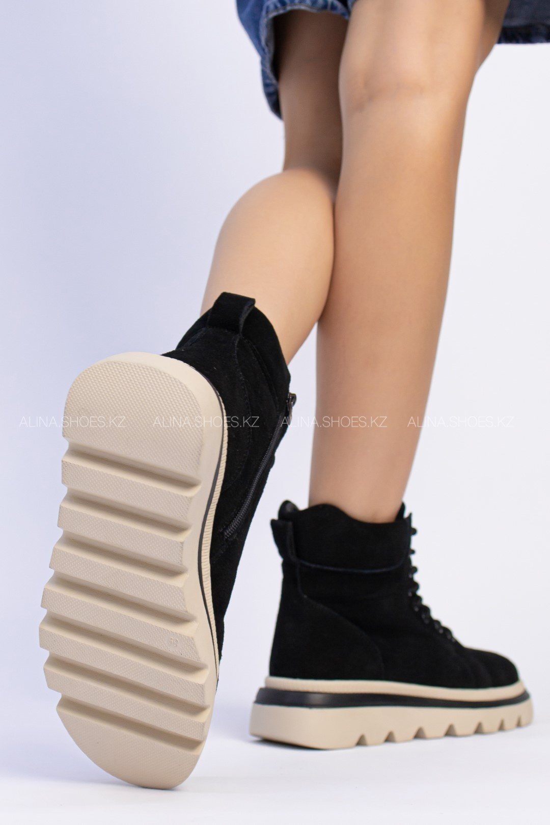 Ботинки alinashoes черный купить,NaN