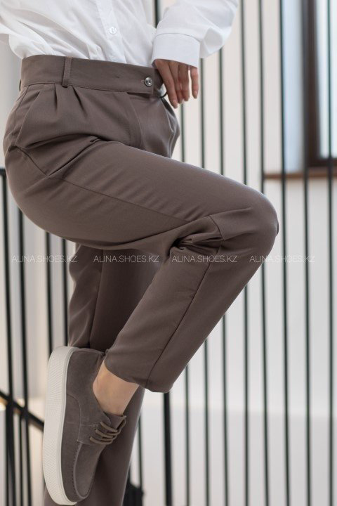 Повседневные брюки alinashoes коричневый купить,NaN