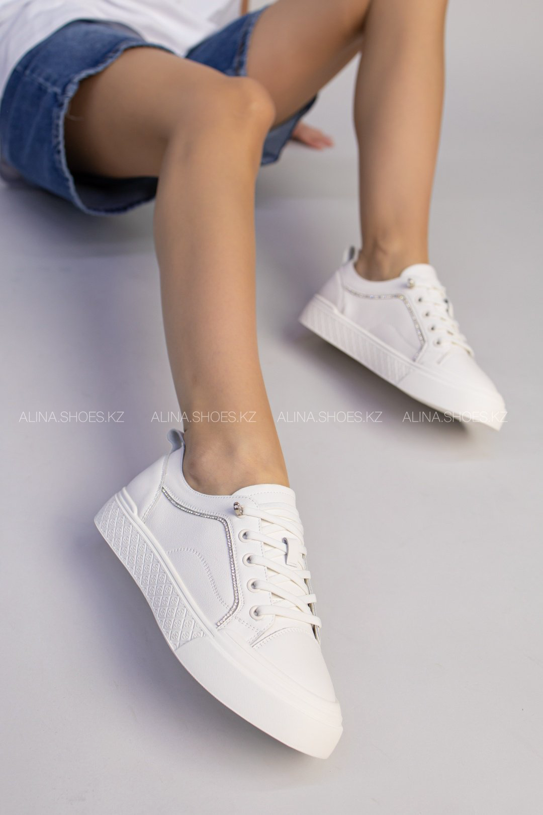 Кеды alinashoes белый купить,NaN