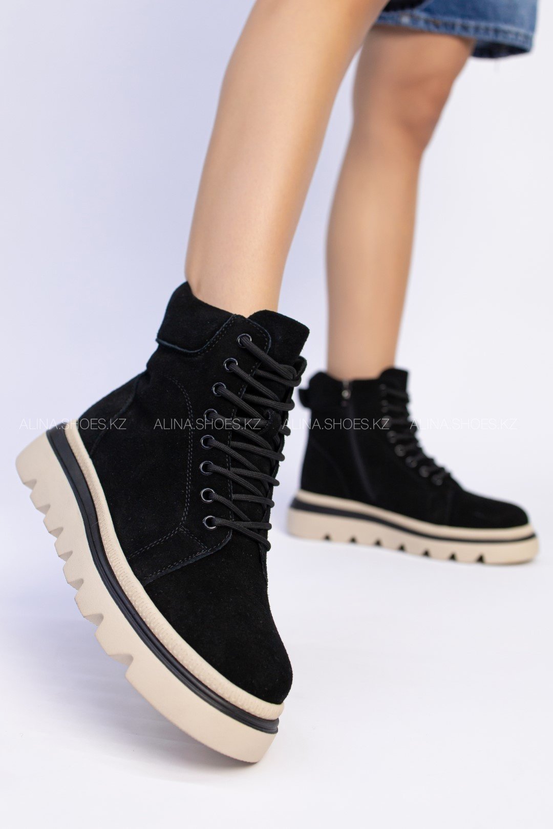 Ботинки alinashoes черный купить,NaN