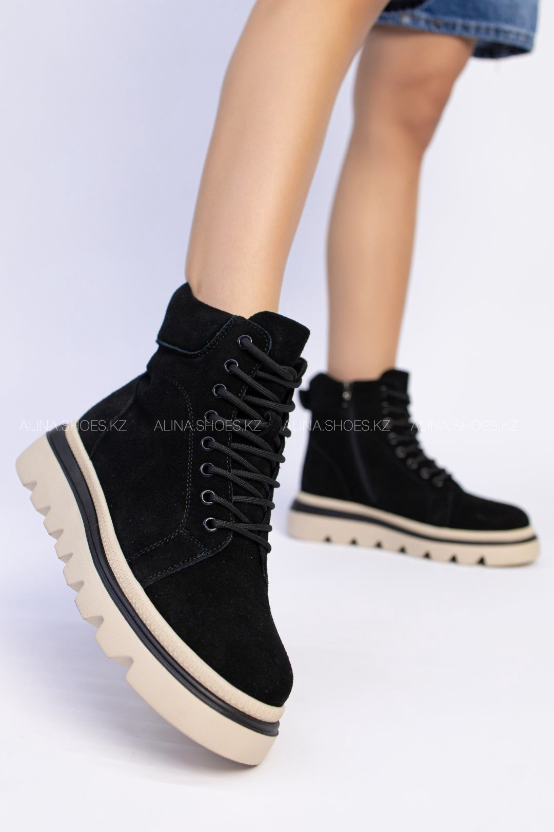 Ботинки alinashoes черный купить,NaN
