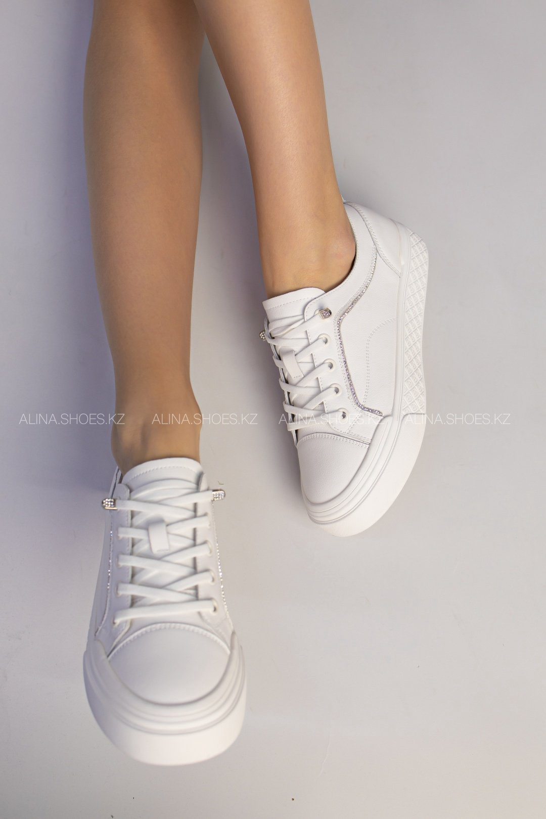 Кеды alinashoes белый купить,NaN