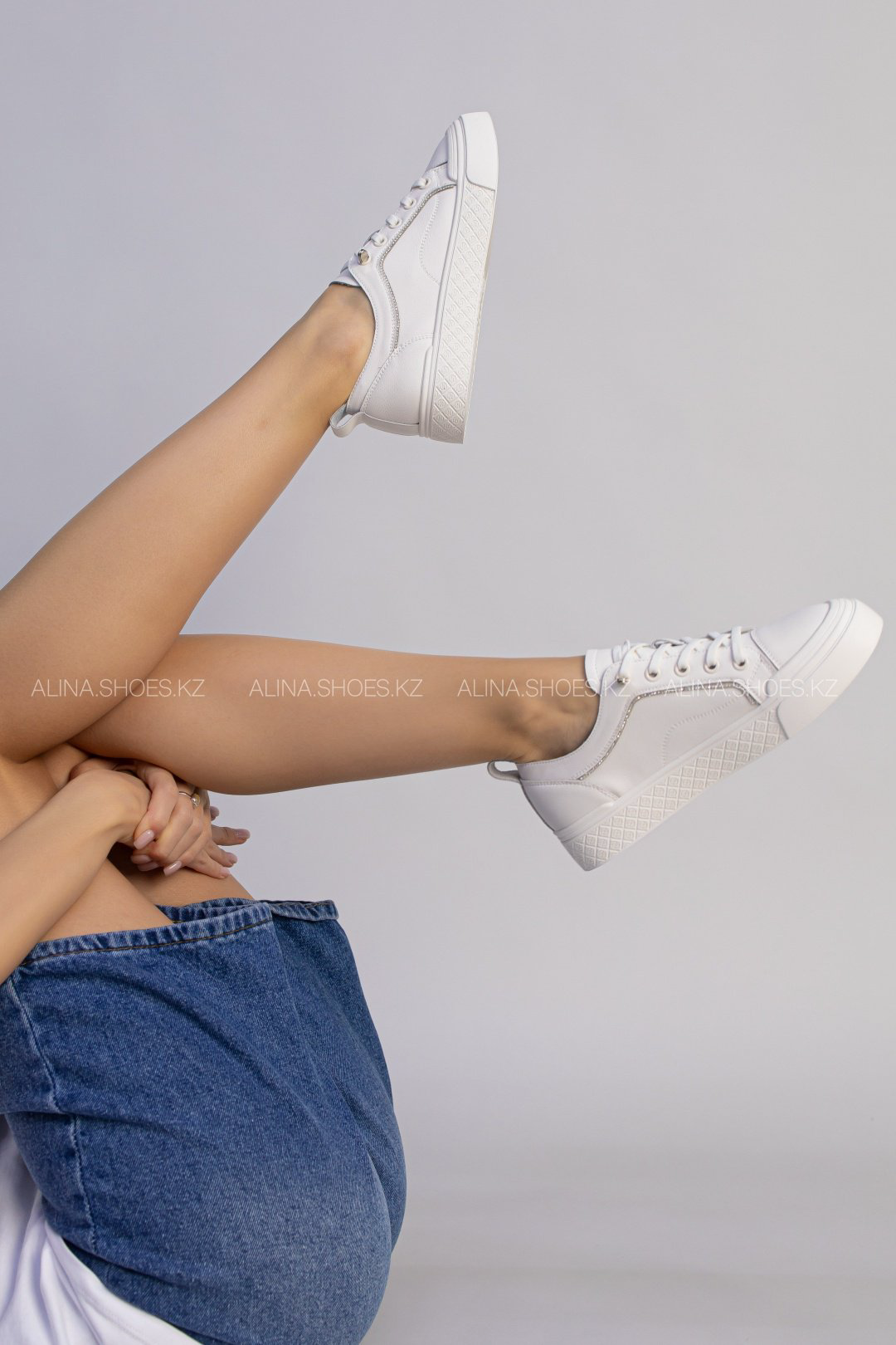 Кеды alinashoes белый купить,NaN