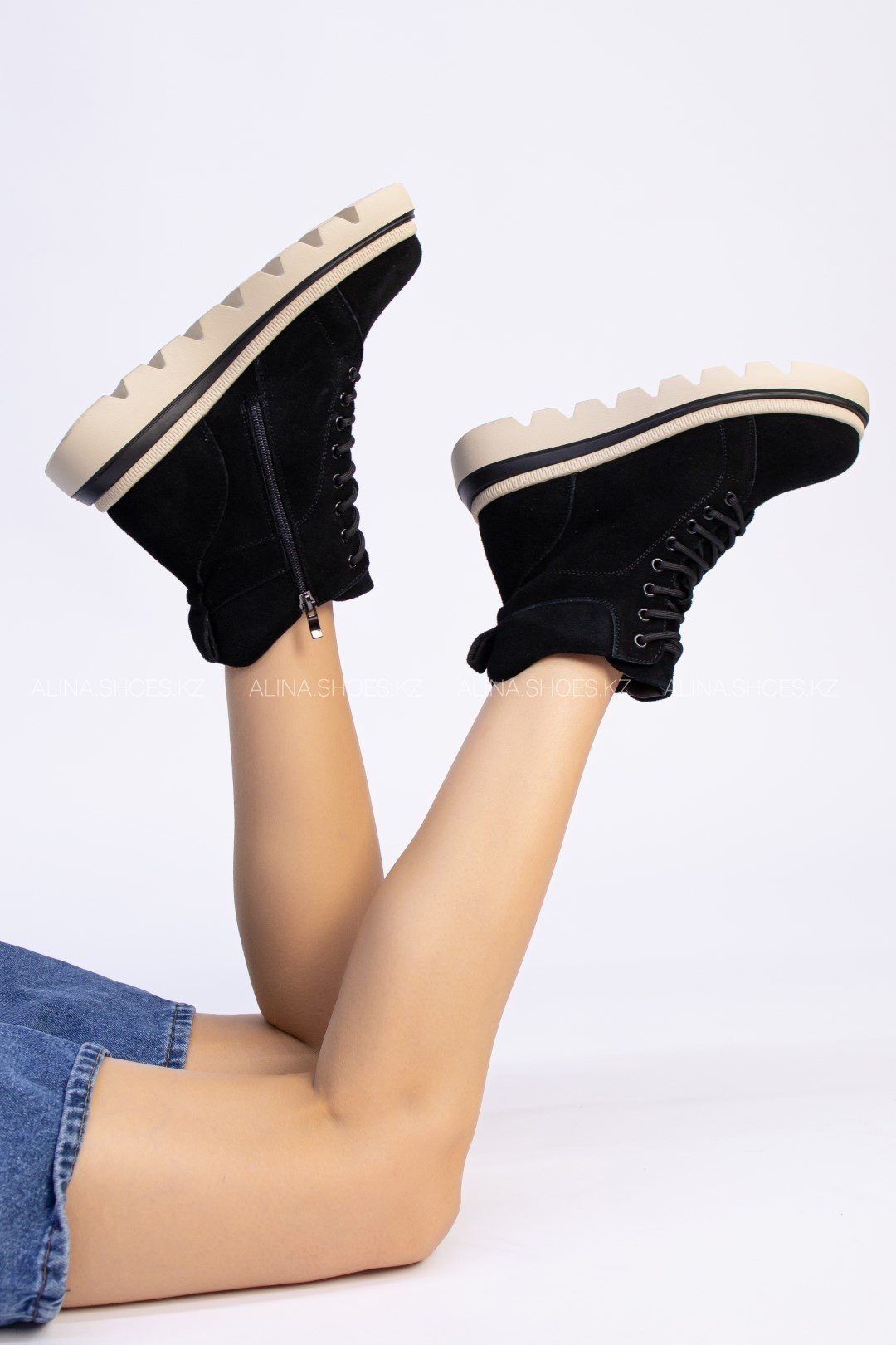 Ботинки alinashoes черный купить,NaN