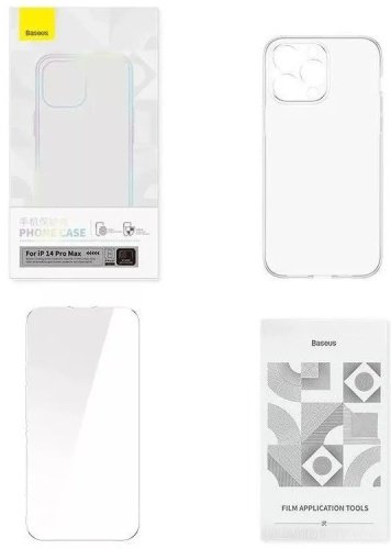 Чехол Baseus для Apple iPhone 14 Pro Max прозрачный купить,0