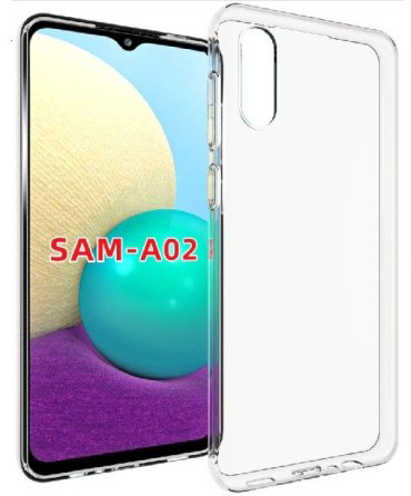 Чехол Для Samsung Galaxy A02 прозрачный купить,270