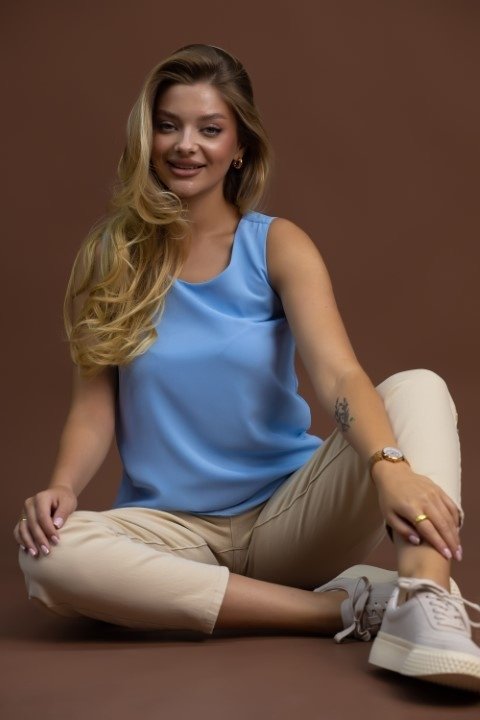 Топ alinashoes голубой 44 купить,NaN