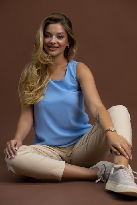 Топ alinashoes голубой 44 купить,NaN