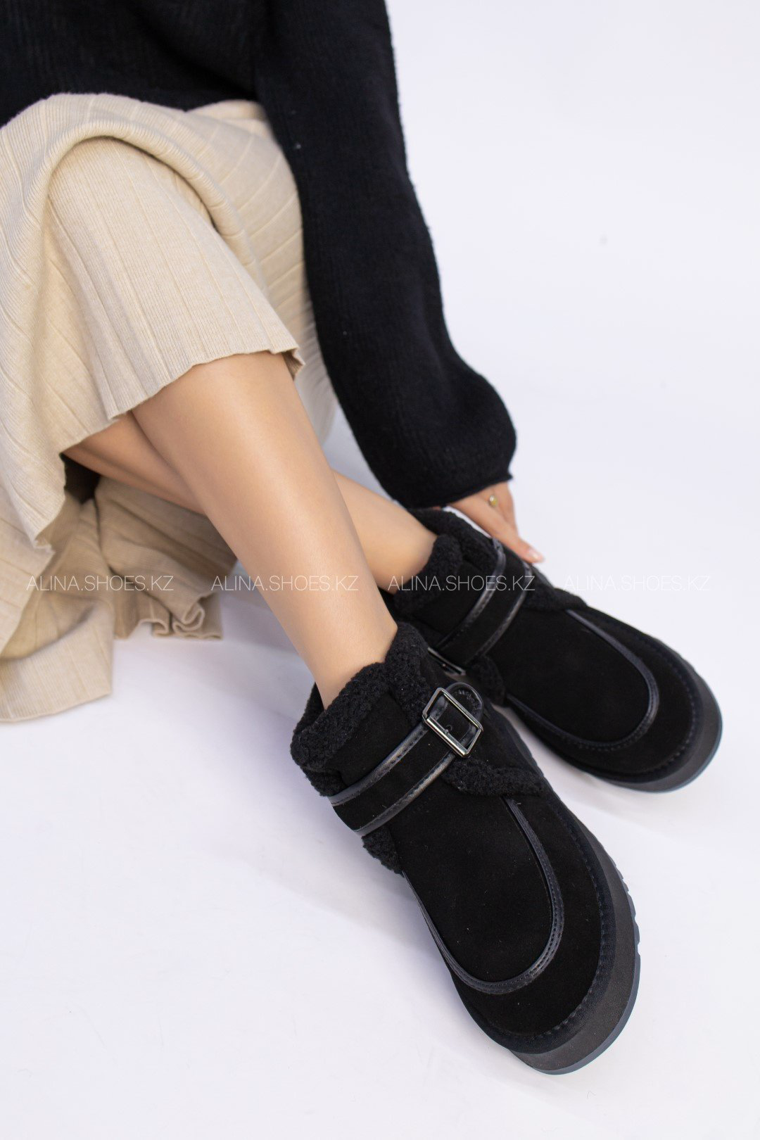 Угги alinashoes черный купить,NaN