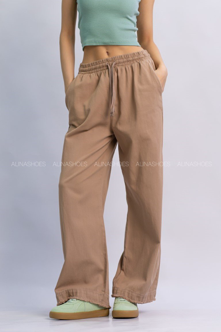 Джинсы прямые alinashoes коричневый купить,NaN